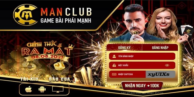 Ra mắt cổng game Manclub uy tín, chất lượng